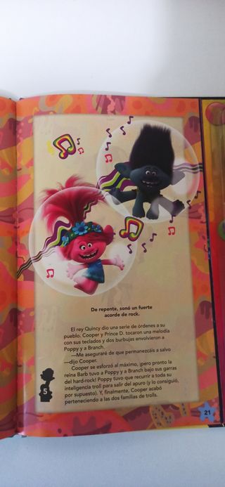 Libro musical Trolls gira mundial