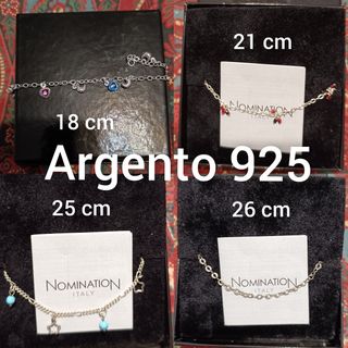 Bracciale e cavigliera argento costo al pz