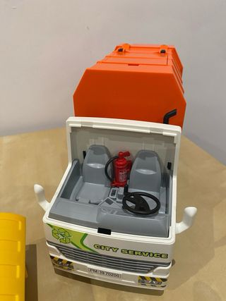 Camion de basura Playmobil ref. 70200 con luces.
