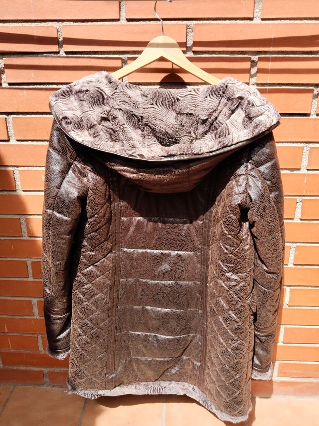 Chaquetón Piel marrón 
