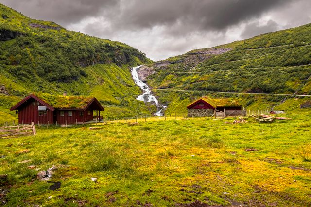 Poster fotografico paesaggio norvegese