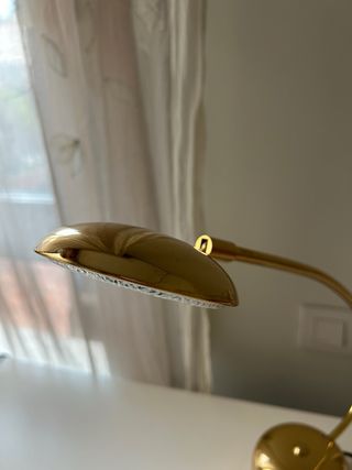 Lampara flexo dorado