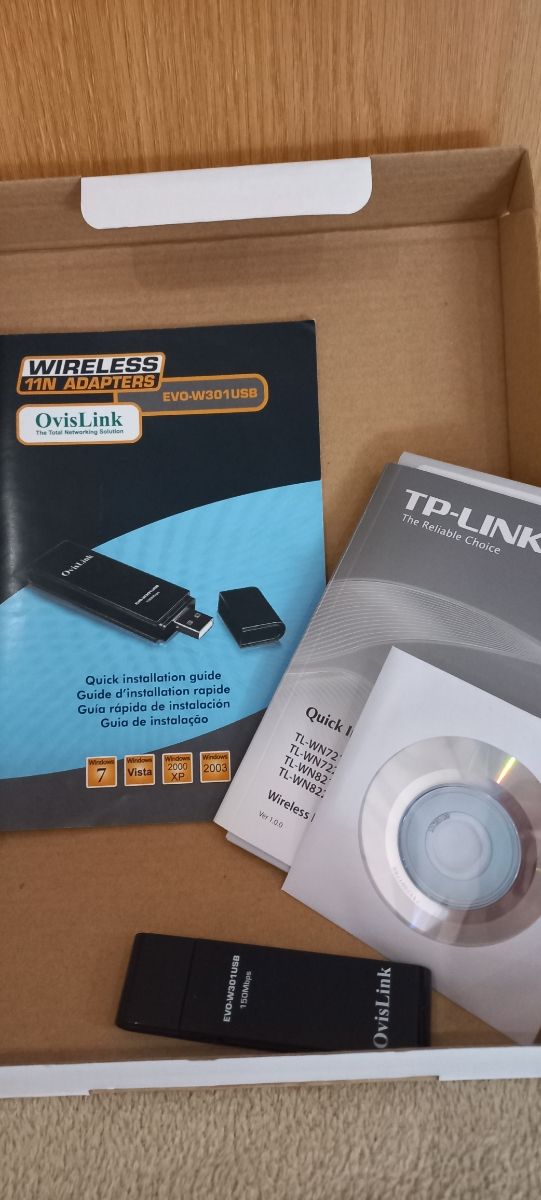 Antena por USB para wifi.