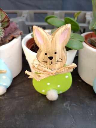 Set 8 Mini Vasi Ceramica Coniglietto
