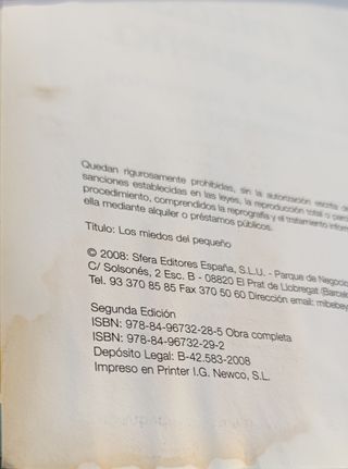 Los Miedos Del Pequeño