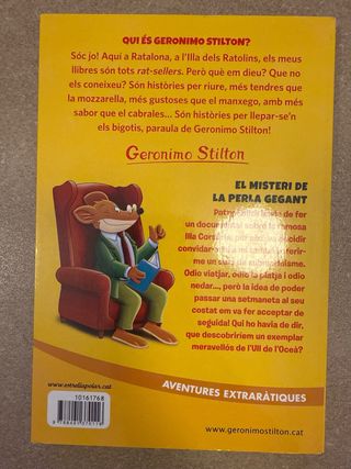 4 libros de la colección Geronimo Stilton