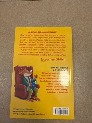 4 libros de la colección Geronimo Stilton