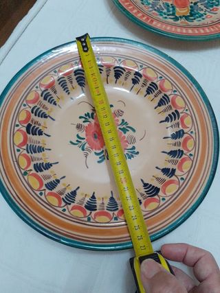 Pareja de platos ceramica  RDM  PAR