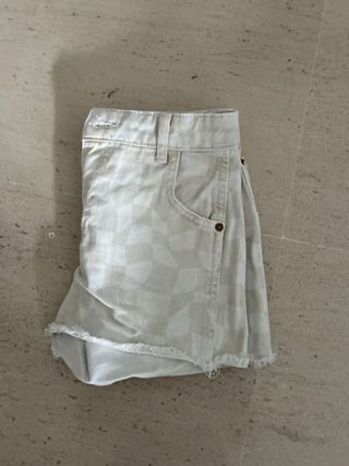 Pantalon vaquero de niña de cuadros