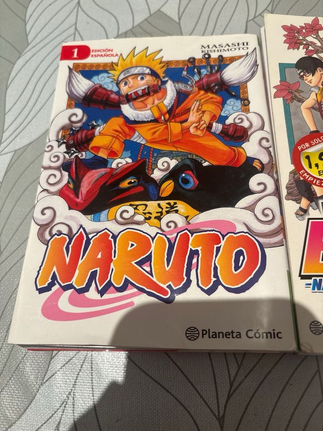 2 comic Naruto 1 y Boruto 1