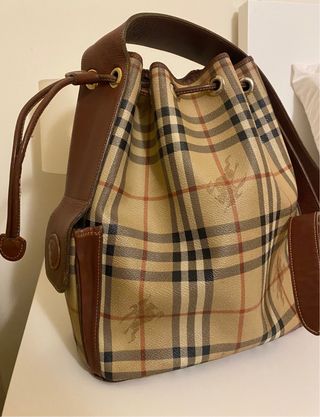 Borsa Burberry Vintage in cioccolato