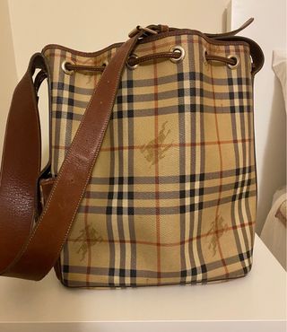 Borsa Burberry Vintage in cioccolato