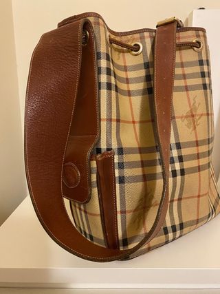 Borsa Burberry Vintage in cioccolato