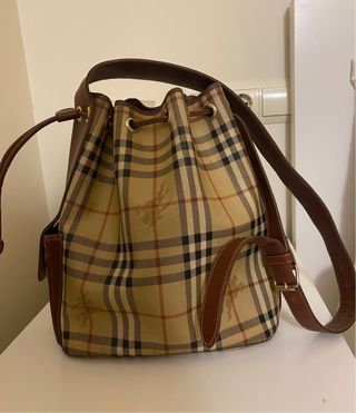 Borsa Burberry Vintage in cioccolato