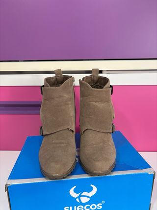 Botines marrones