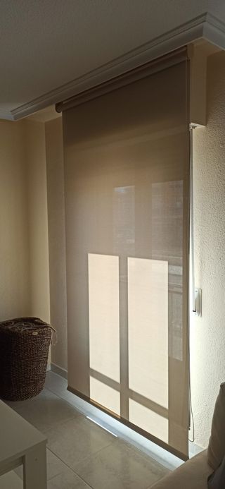 Store blanco lino 1,27 x 2,54