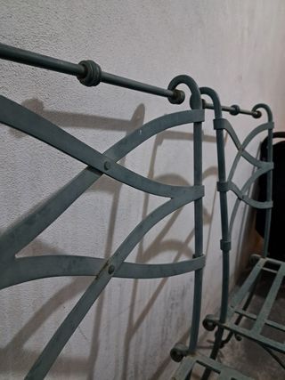 Sillas de forja terraza