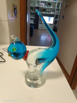 Figura murano vintage vetro sommerso