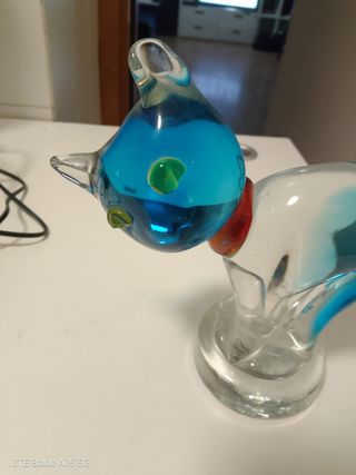 Figura murano vintage vetro sommerso