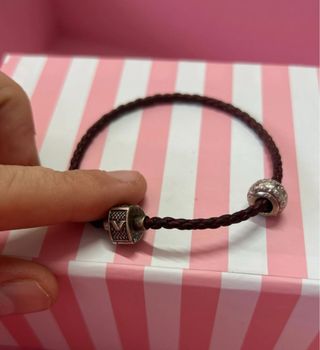 Pulsera cuero viceroy más charm
