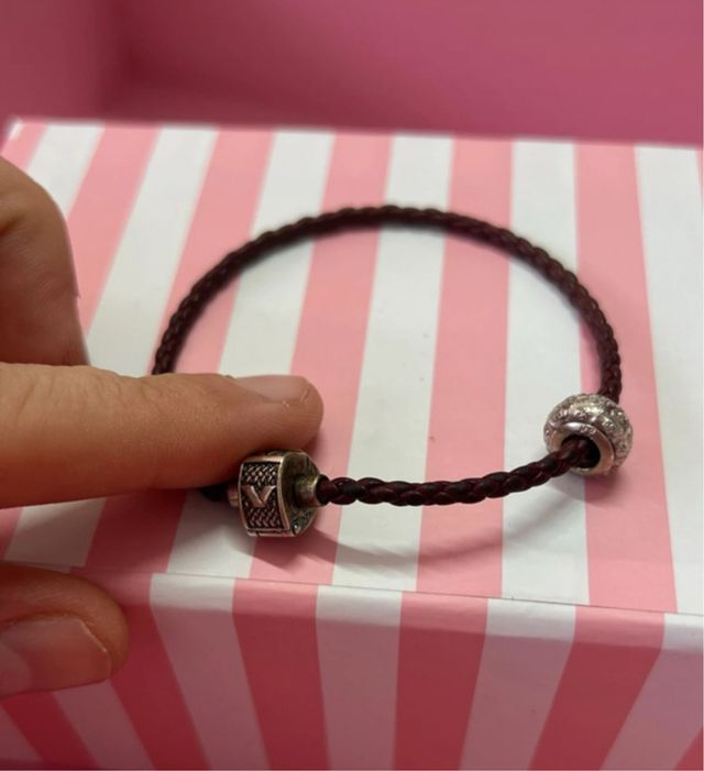 Pulsera cuero viceroy más charm