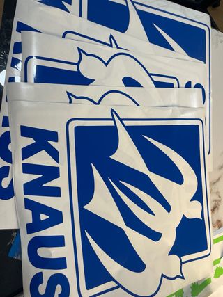 pegatina Knaus caravana