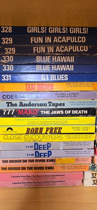 PELICULAS SUPER 8 VARIOS TITULOS