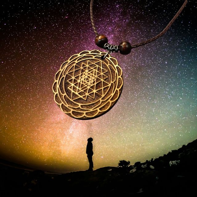 Collana Sri Yantra, meditazione