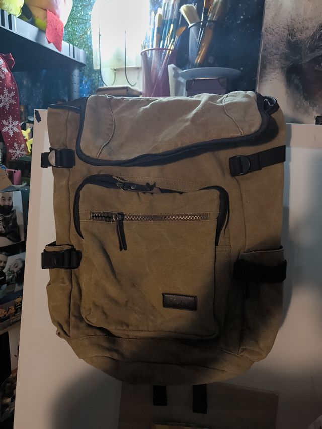 Mochila beige