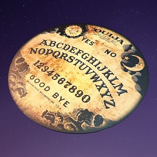 Tavola Ouija in legno, esoterismo