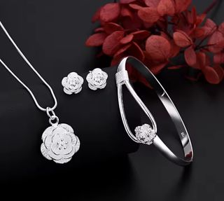 Conjunto plata de ley 925