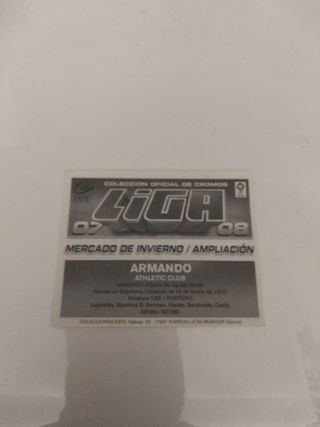 Cromo armando mercado de invierno 