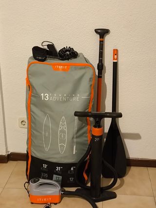 Paddle surf