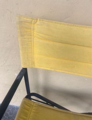 Silla plegable de metal