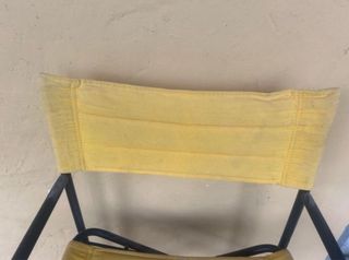 Silla plegable de metal