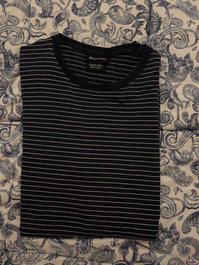 Camisa manga corta con rayas