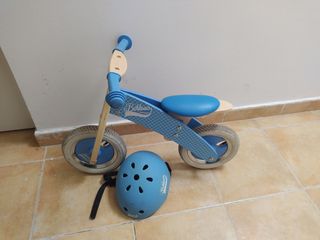 Billabong bici madera y casco azul