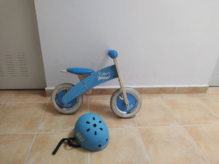Billabong bici madera y casco azul