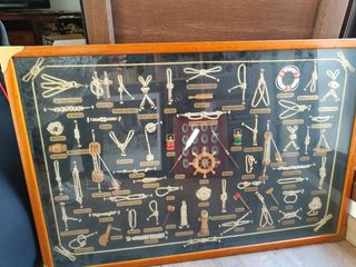 Cuadro de nudos marineros.
