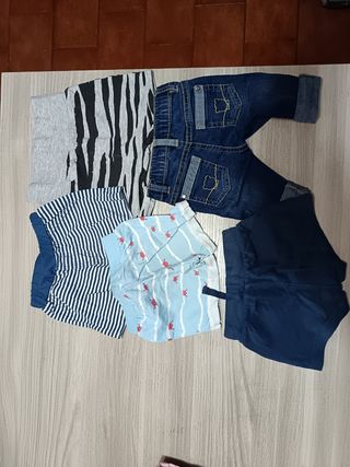 Pantaloncini neonato 0/3mesi 10pz.