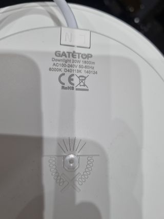 Pack x4 placa downlight