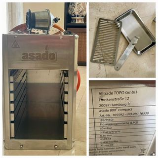 Horno compacto grill ASADO de gas, valor 250eur