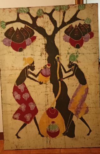 Batik quadro etnico 