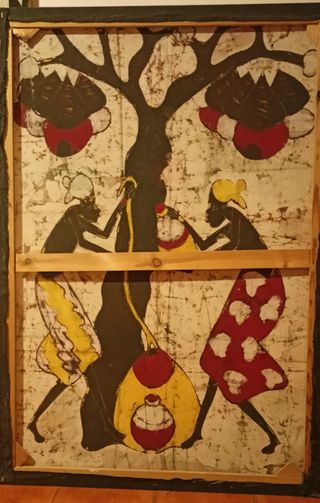 Batik quadro etnico 