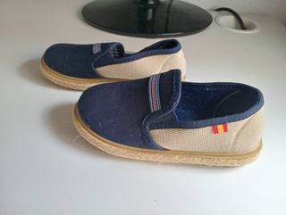 zapato lona niño