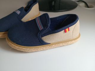 zapato lona niño