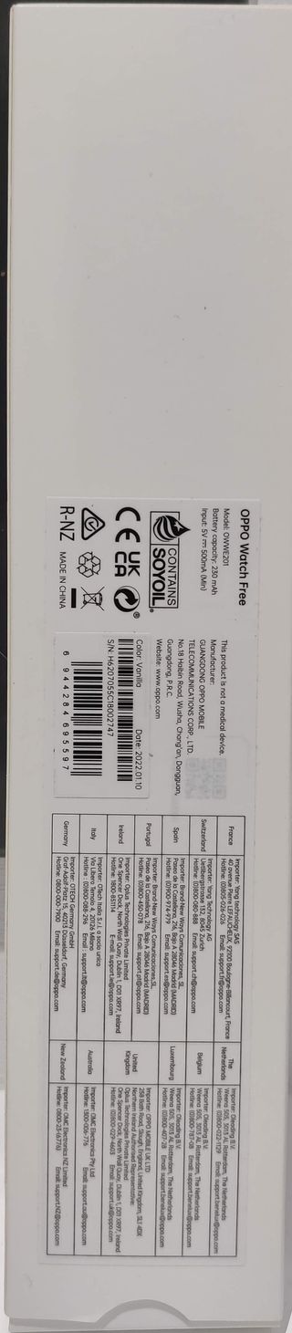 Reloj OPPO Watch Free