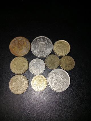 Oportunidad Lote 10 monedas de pesetas de colecció