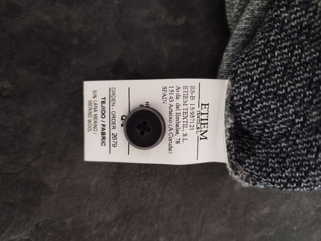 Chaleco, Marca Etiem, Talla S, Hombre, Nuevo