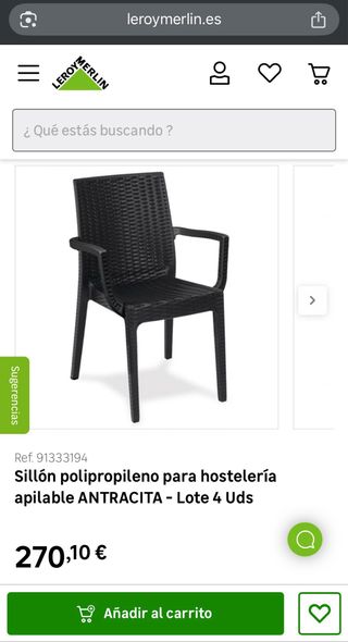 Pack de sillas